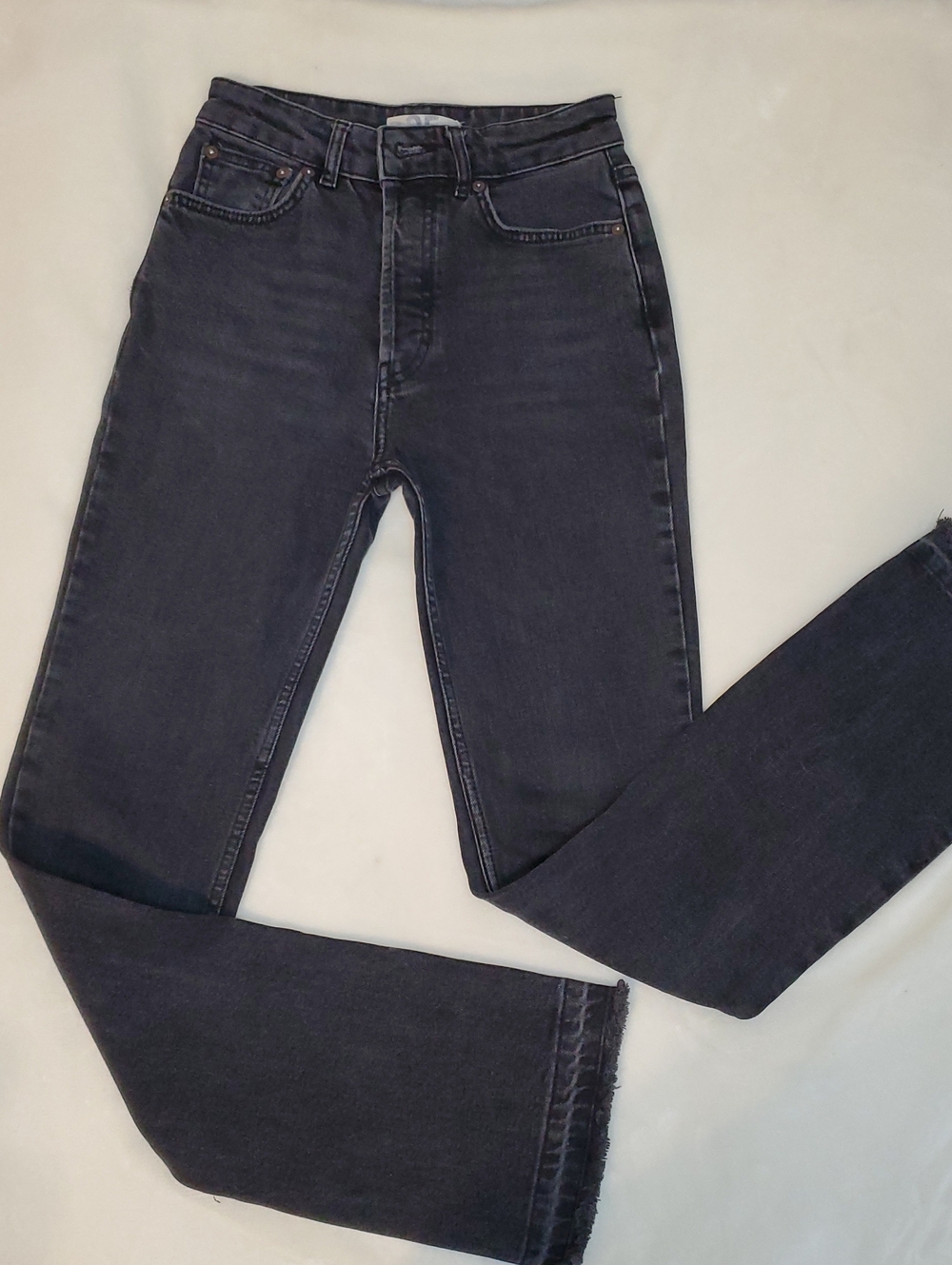 We The Free High-Rise Black Straight-Leg Jeans